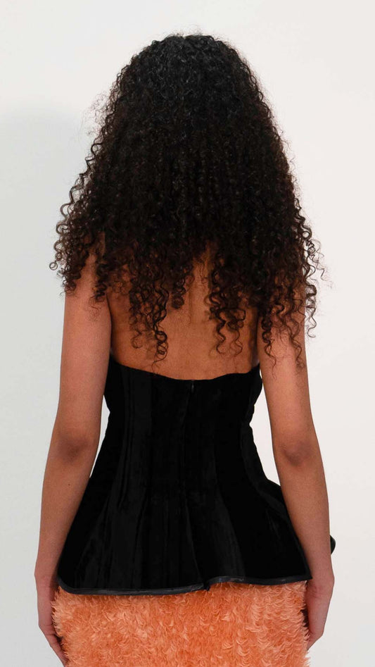 Corset velours Piselli