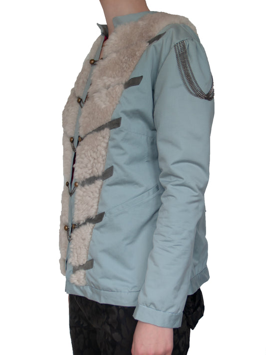 Veste officier en mouton