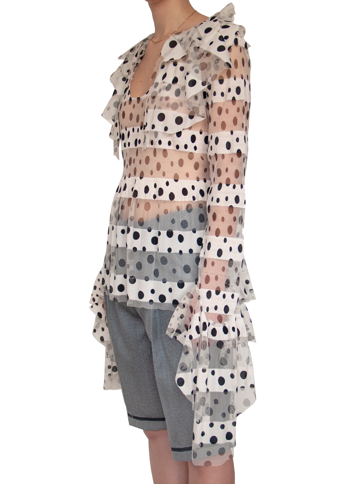 Blouse à volants Piselli