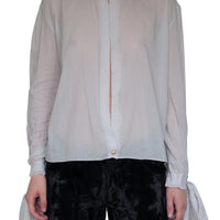 Blouse esprit blanc cassé