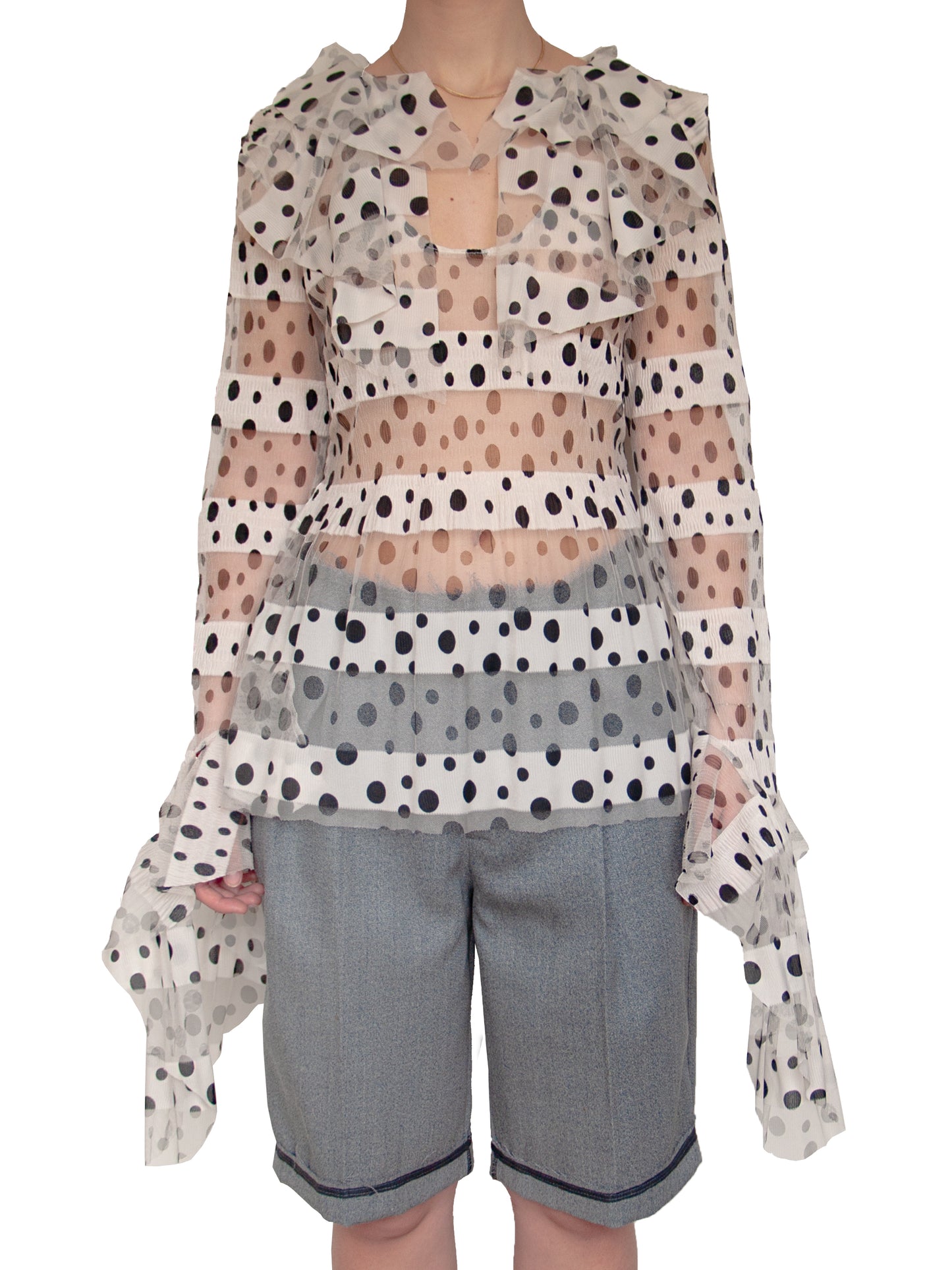 Blouse à volants Piselli