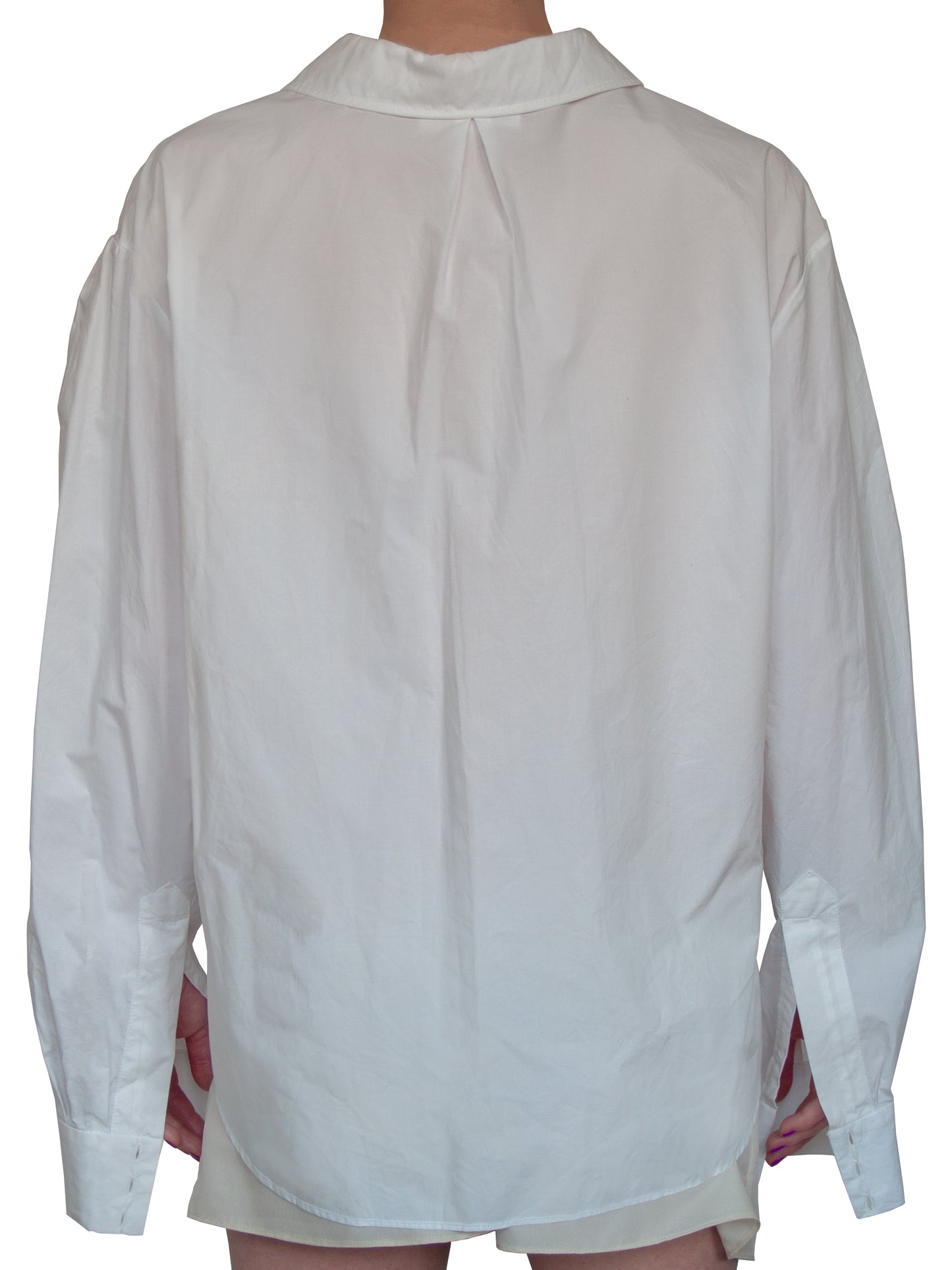 Chemise en coton blanc