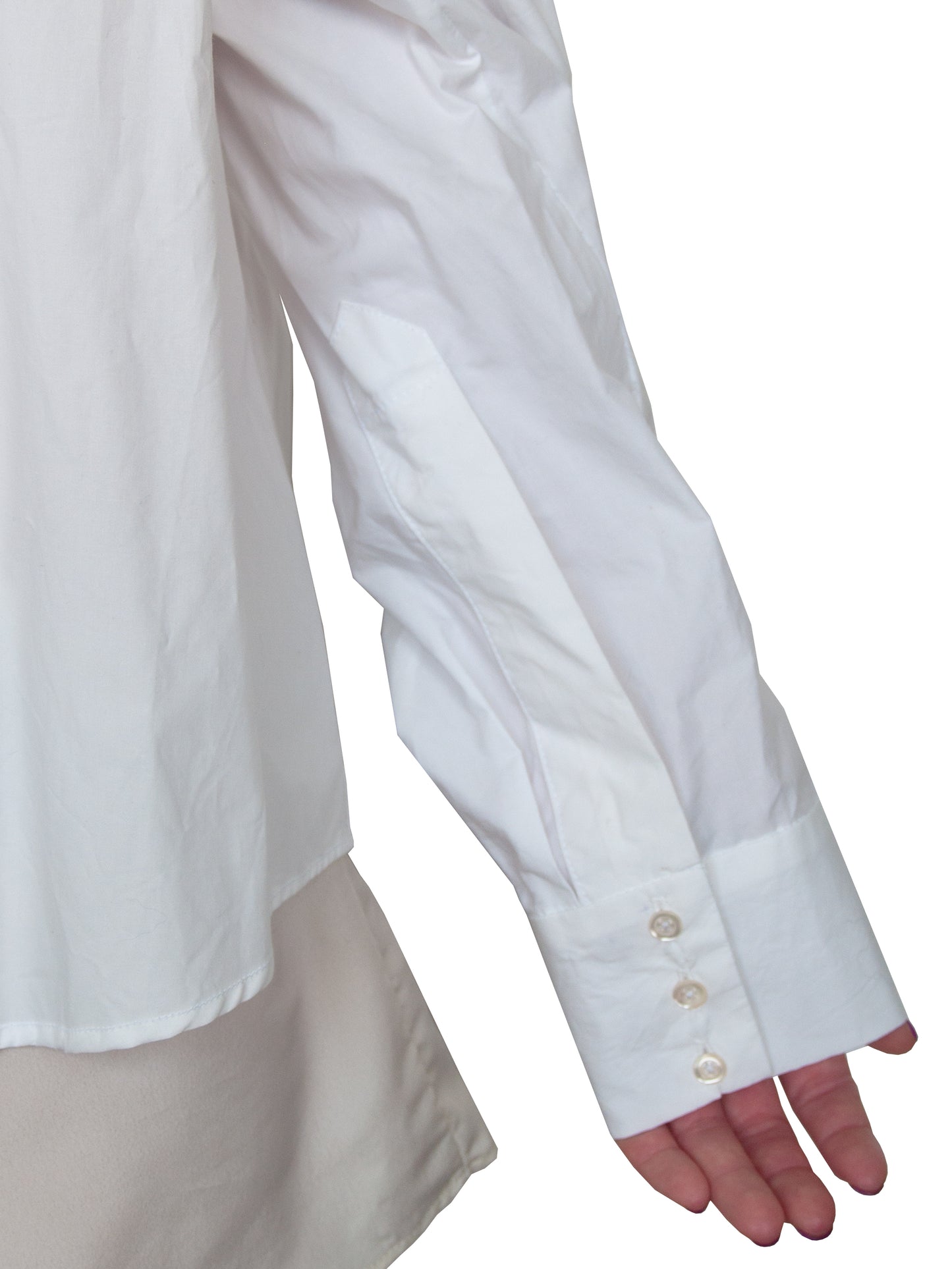 Chemise en coton blanc