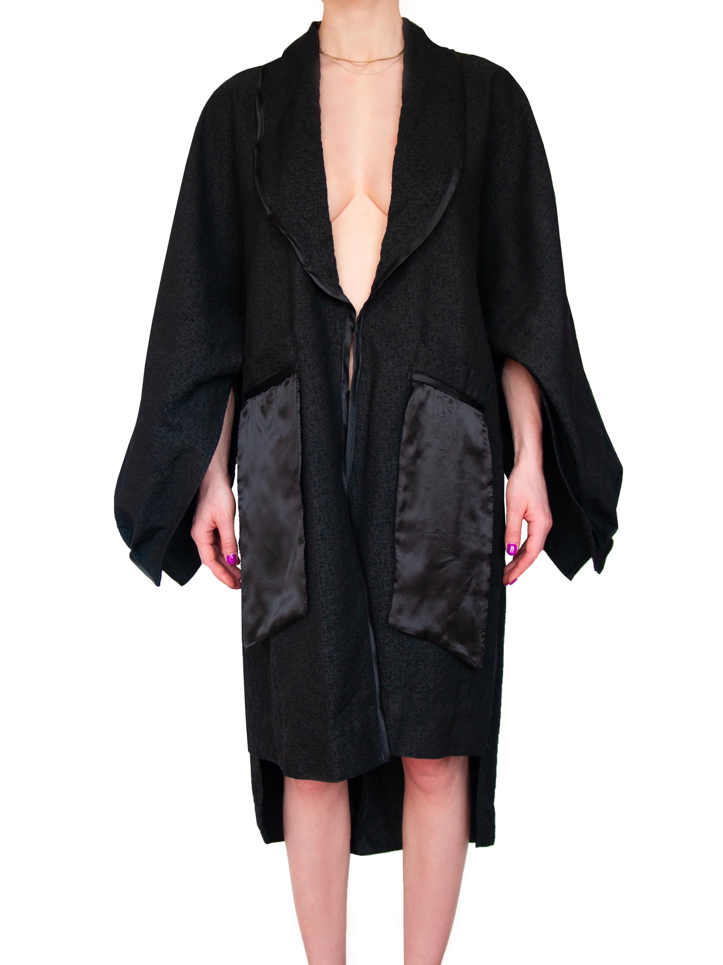 Kimono en jacquard piqué