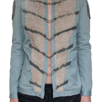 Veste officier en mouton