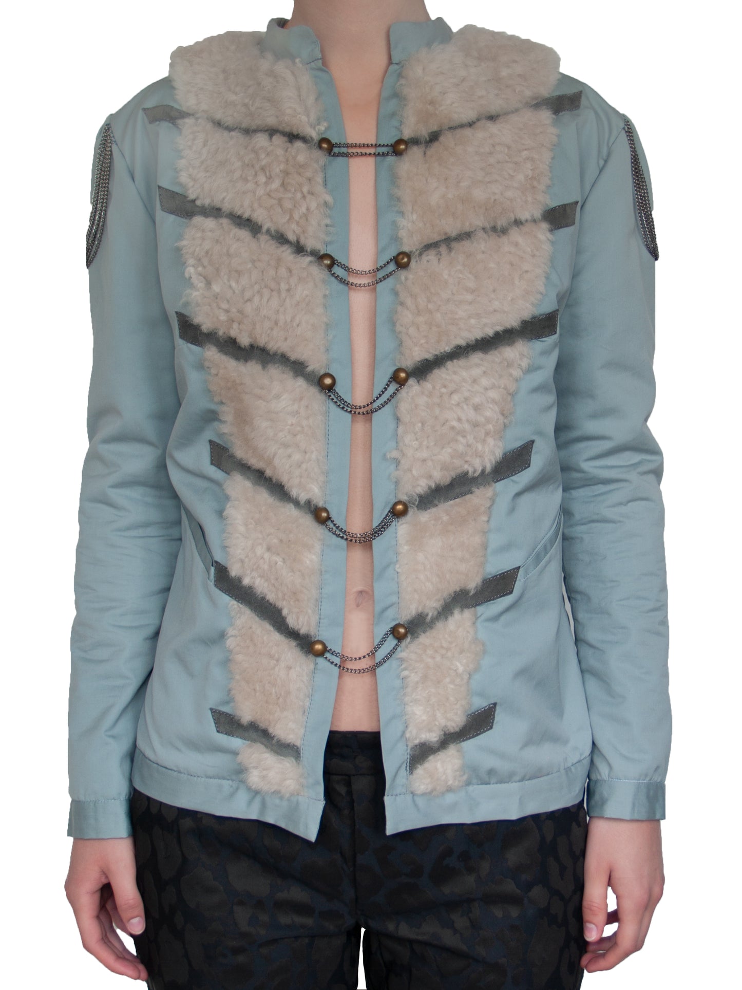 Veste officier en mouton