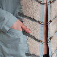Veste officier en mouton